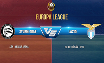 Sturm Graz và Lazio, 23h45 ngày 06/10 (Europa League)
