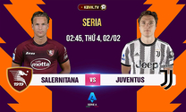 Salernitana và Sanna Khanh Hoa, 02h45 ngày 08/02 (Serie A)