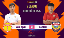 Nam Định  FC và Hà Tĩnh  FC, 18h00 ngày 31/05 (V League)